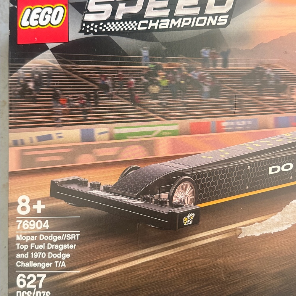 LEGO Speed Champions Dragster Set - Black and Yellow